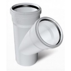 Тройник 45° PVC
